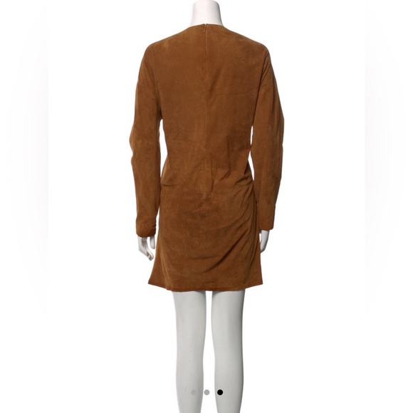 Ralph Lauren Black Label Leather Mini Dress - Picture 3 of 3